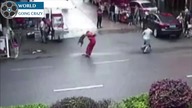 Wściekły Pitbull zastrzelony na ulicy - Chiny