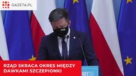 Rząd skrócił okres pomiędzy pierwszą a drugą dawką!