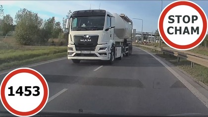Stop Cham #1453 - Niebezpieczne i chamskie sytuacje na drogach