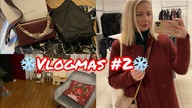 Vlogmas #2 - Nowa torebka /Mamy snieg