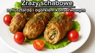 Zrazy schabowe z musztardą i ogórkiem konserwowym  pyszny obiad, który robi wrażenie