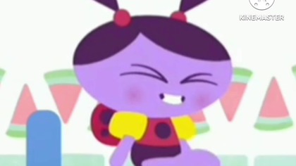 Ladybird Lu in a One-Piece Swimsuit with Swimming poses clips