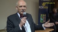 Janusz Korwin-Mikke w Zawierciu 11.03.2016 część II - pytania
