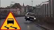 Poślizg na wiadukcie