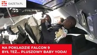 Falcon 9 zabrał na orbitę nie tylko astronautów.  Na pokładzie był też...  pluszowy Baby Yoda!
