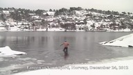 Nasz kolega z Norwegii i jego święta :)