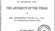 Bal Gangadhar Tilak - Orion lub starożytność Wed