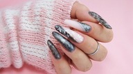 marble autumn nails /AlleLac