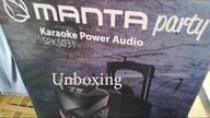Manta party power audio karaoke SPK 5031 unboxing
