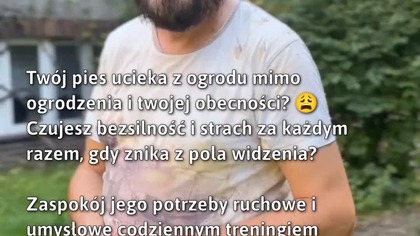 Zatrzymaj swojego pupila w ogrodzie!  #Psy #TreningPsa #ZabawaZPsem