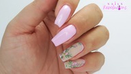 Flowers nails art tutorial / Molly Lac / Allepaznokcie