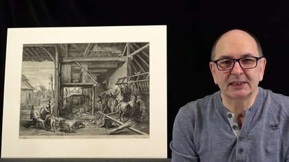 Schelte BOLSWERT Syn marnotrawny według Petera Paula Rubensa, rycina [ok.  1650]