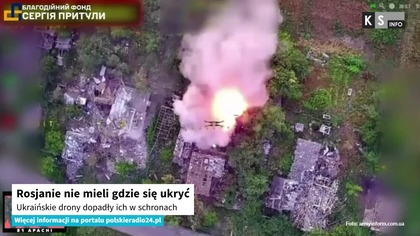 Rosjanie nie mieli gdzie się ukryć.  Ukraińskie drony dopadły ich w schronach [KS Info]