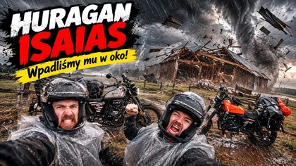 Motocykle 125 i walka z huraganem.  To nie jest łatwy wyjazd