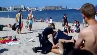 Naćpany Plażowicz vs Policja..