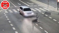 Potrącenie pieszego przez kierowcę bez uprawnień.  STOP PIRAT