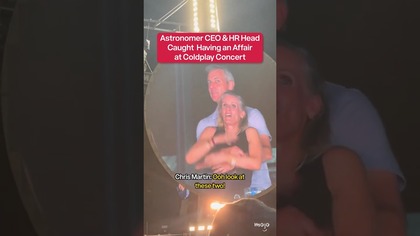 Cheating Couple caught LIVE at Coldplay Concert!