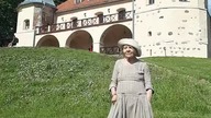 Gmina Dziewieniszki - Narwiliszki, zamek.  Dieveniškės - Norviliškės, Norviliškių pilis.
