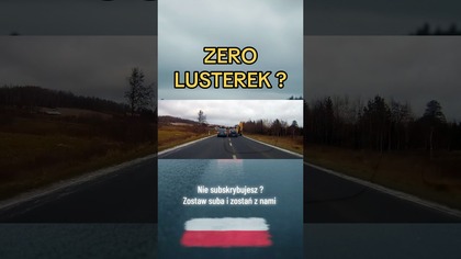 Mała prędkość, duży błąd.  Bez lusterek finał wiadomy #droga #uwaga #kierowcy #polscykierowcy #uwaga