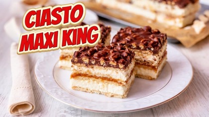 Ciasto MAXI KING bez pieczenia  Obłędnie kremowe i banalnie proste!