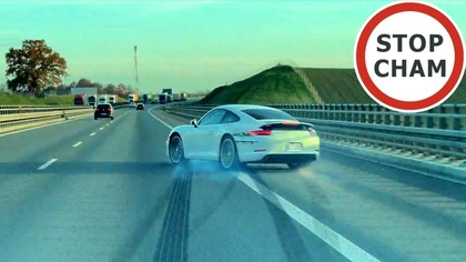 Poślizg Porsche na A1 #2066 Wasze Filmy