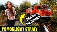 POMOGLIŚMY STRAŻY - drzewo się złamało !