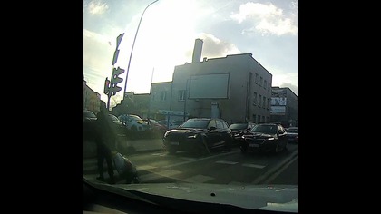 Wtargnięcie a potem winny kierowca