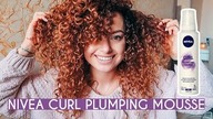 TEST NA ŻYWO  Pianka Nivea Curl Plumping Mousse  BRAK MOKREJ WŁOSZKI?  | Curly Madeleine