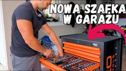 Metamorfoza garażu: Nowa szafka narzędziowa NEO TOOLS #garage #neo #narzędzia