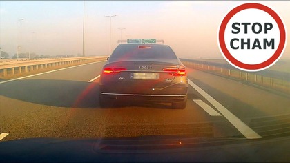 Awaria auta i krewki kierowca z Audi #2360 Wasze Filmy