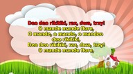 Karaoke dla dzieci - O mande mande flore - z wokalem
