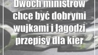Dwóch ministrów chce być dobrymi wujkami i łagodzi przepisy dla kierowców.  Wybory coraz bliżej