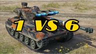 WORLD OF TANKS  AMX 13 105  1 vs 6  FADIN`S  8,5k DMG