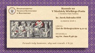 Kazanie na V Niedzielę Wielkiego Postu  ks  Jacek Bałemba SDB  Kościół Katolicki