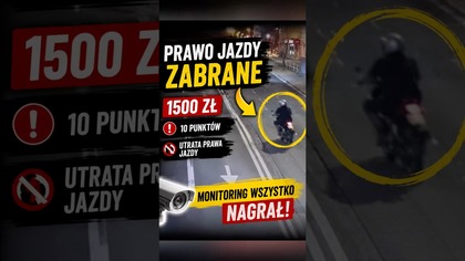 Nocny popis zakończył się mandatem i utratą prawa jazdy.  #shorts 