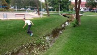 Jump over a river fail 