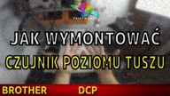 BROTHER DCP-130C - Jak wymontować czujnik poziomu tuszu?