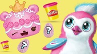 Play Doh  Num Noms & Hatchimals  Niespodzianka & babeczka jagodowa  bajki dla dzieci