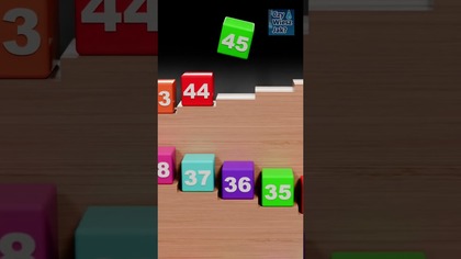 Numbers Song Stairs 1-100 with Colorful Blocks