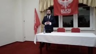 Poseł Michał Urbaniak (Konfederacja) w Słupsku NA ŻYWO (3. 12. 2019 r. )