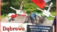 11 lipiec WOŁYŃ pamiętamy - uroczystość - mieszkańcy Dąbrowy G&oacute;rniczej