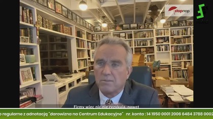 Robert KENNEDY Junior: Połączenie internetowe z Warszawą z VIII Zespołem Zdrowia Polaków, 4 .4.2025