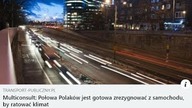 Połowa Polaków jest gotowa zrezygnować z samochodu, by ratować klimat?