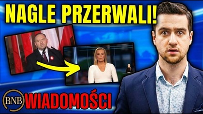 NAWROCKI POWIEDZIAŁ ZA DUŻO? TVP NAGLE PRZERWAŁO TRANSMISJĘ!