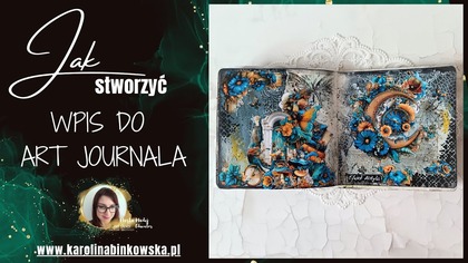 Art Journal z Martą  Tworzymy wpis z kolekcją Lekkość motyla