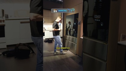 Ta LODÓWKA ma PRZEZROCZYSTY EKRAN