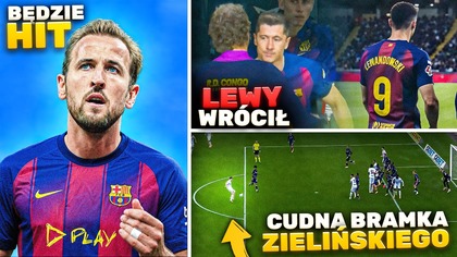 Harry Kane ZASTĄPI Lewandowskiego w Barcelonie! Polak DOSTAŁ kilka minut! Zieliński z cudownym GOLEM