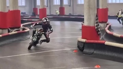 Coś tam się jeździ  #pitbike #kneedown #fullsend #pitbikes