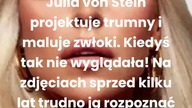 Julia von Stein projektuje trumny i maluje zwłoki.  Kiedyś tak nie wyglądała! #shorts