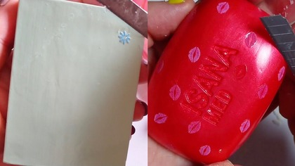 Soap Carving ASMR Relaxing Sounds no talking Satisfying ASMR Video